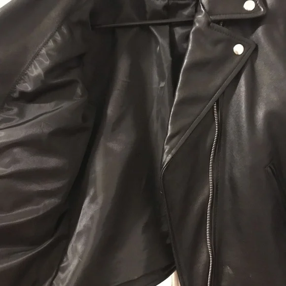 Levi’s Leather Moto Jacket - Picture 6 of 7